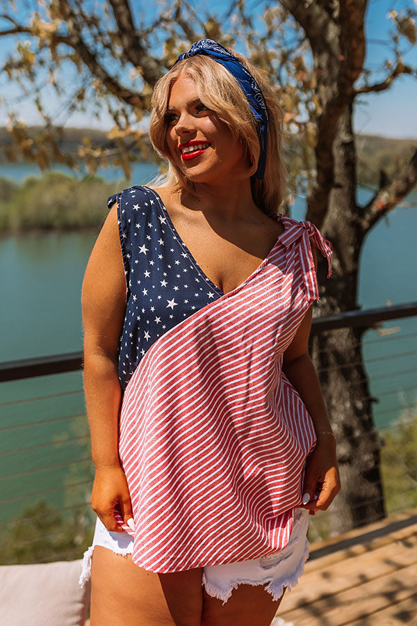 American Way Shift Top Curves Image - 2