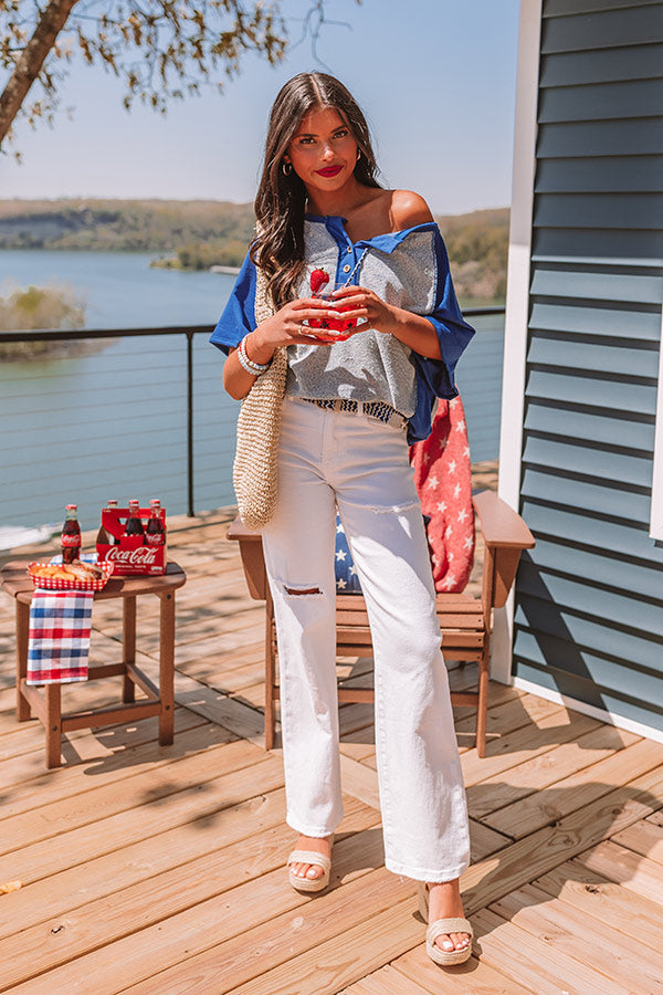 Modern Day Dreamer Top in Blue Image - 2