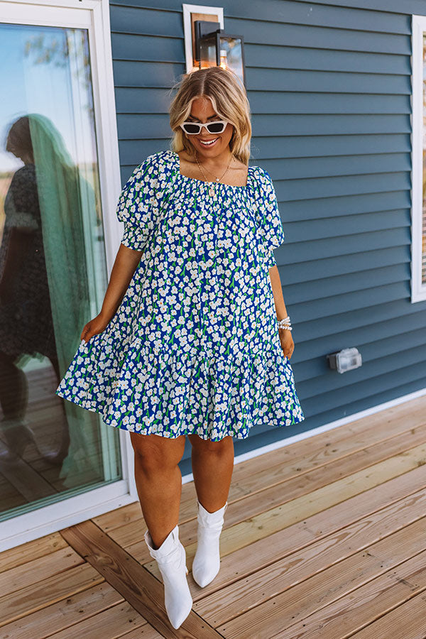 Grateful Journey Floral Dress Curves Image - 1