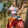 USA Crop Top Image - 1