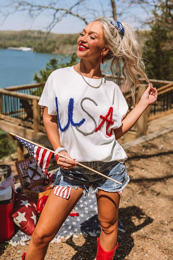 Across The USA Shift Tee Image - 1