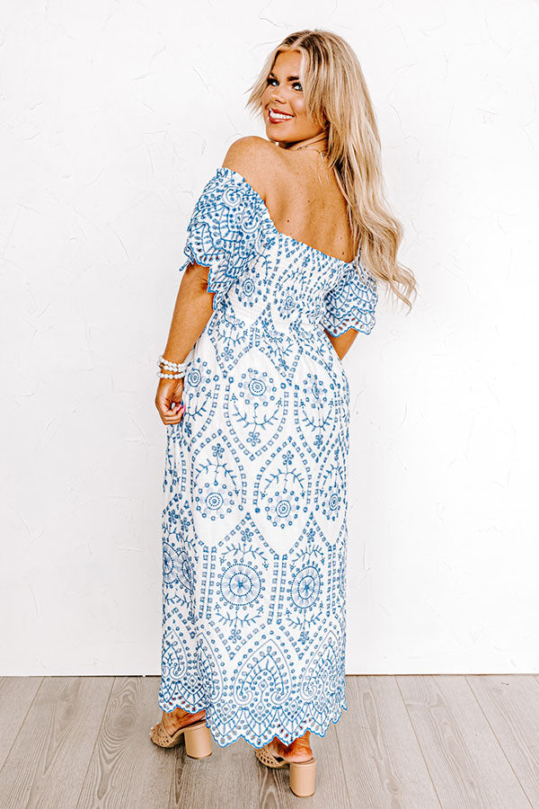 Love The Journey Eyelet Maxi Curves Image - 3