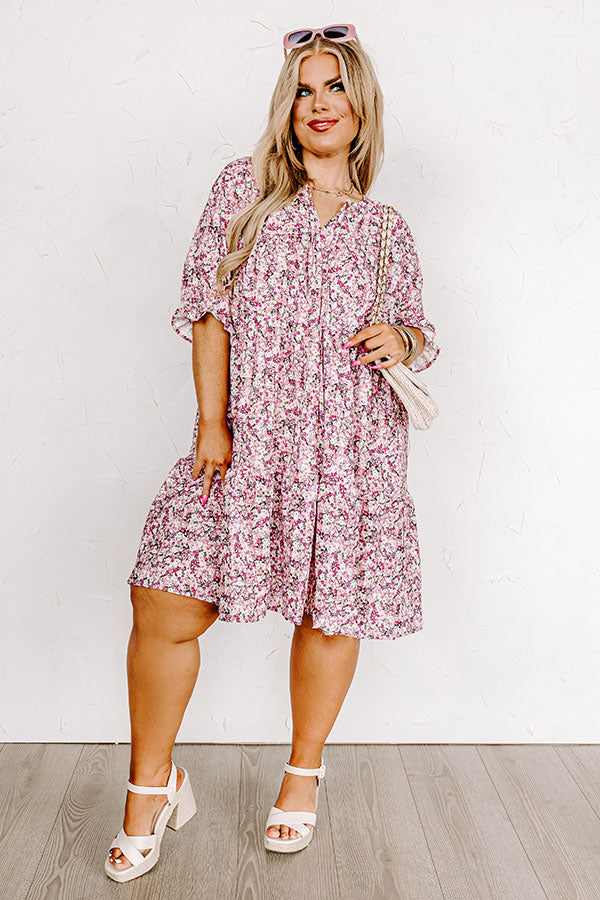 Garden Glory Shift Dress Curves Image - 3