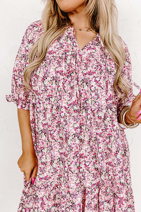 Garden Glory Shift Dress Curves Image - 4