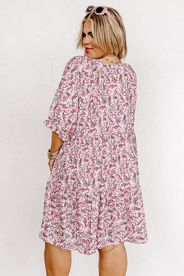 Garden Glory Shift Dress Curves Image - 5