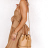 The Ahna Faux Leather Bag In Tan Image - 1