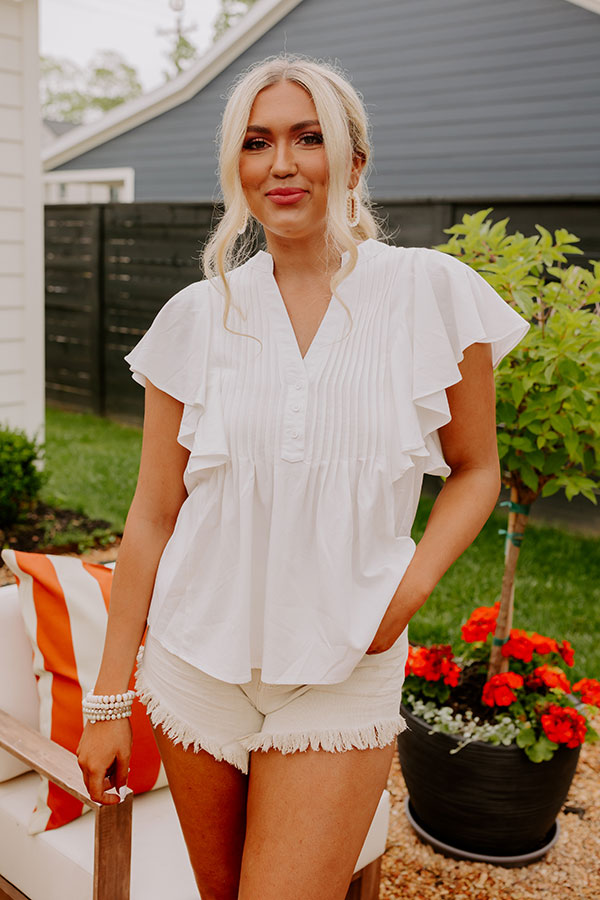 Memorial Moment Top In White Image - 5