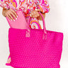 The Avianna Tote In Hot Pink Image - 1