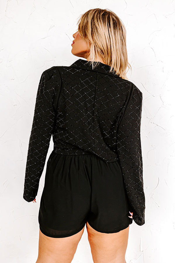 The Terrence Blazer In Black Curves Image - 3