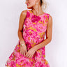 Sparking Romance Floral Mini Dress Image - 1