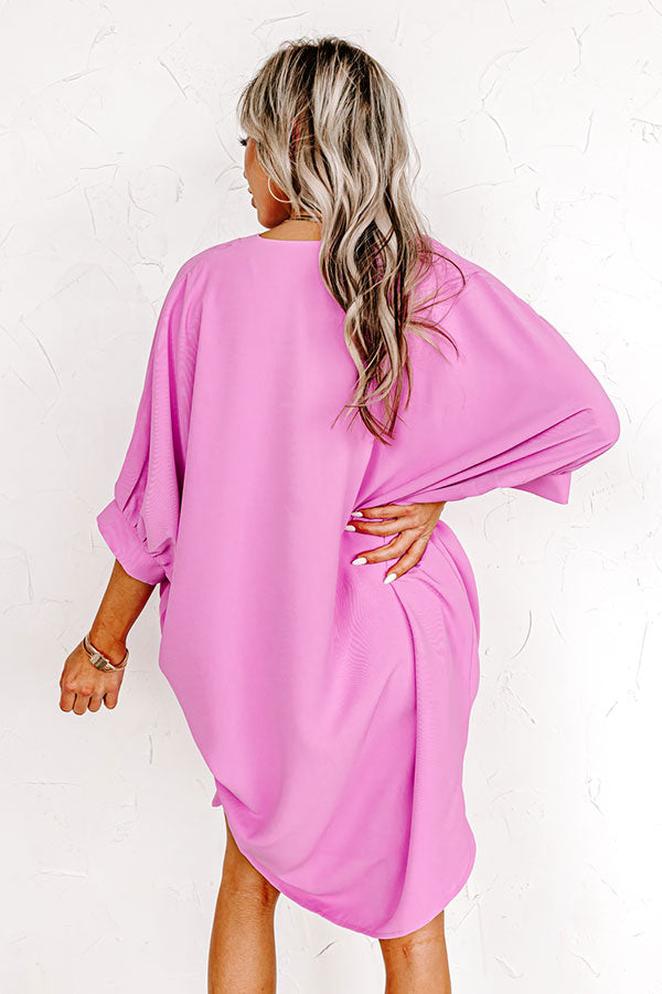 Take The Train Shift Dress In Violet Image - 3