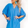 Take The Train Shift Dress In Ocean Blue Image - 1