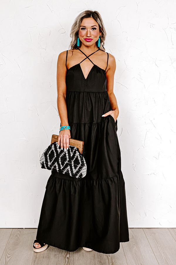 Authentic Affection Maxi in Black