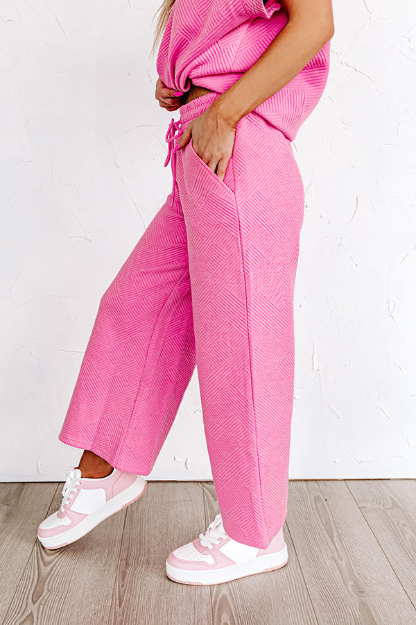 Lattes First High Waist Trousers in Bubblegum Pink Image - 3