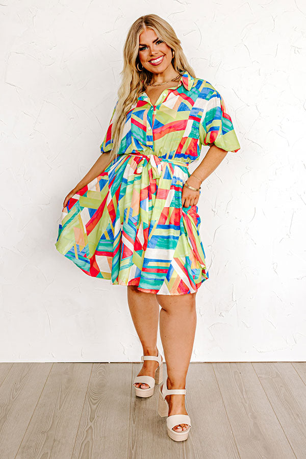 Find A Way Forward Color Block Dress Curves • Impressions Online Boutique
