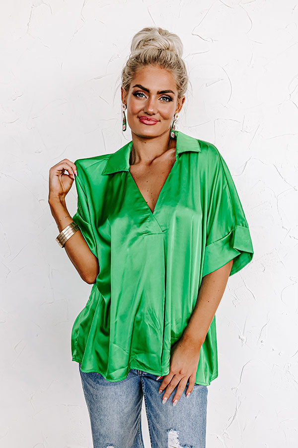 A Green Shift Top