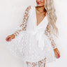 Butterfly Kisses Mini Dress in White Image - 1