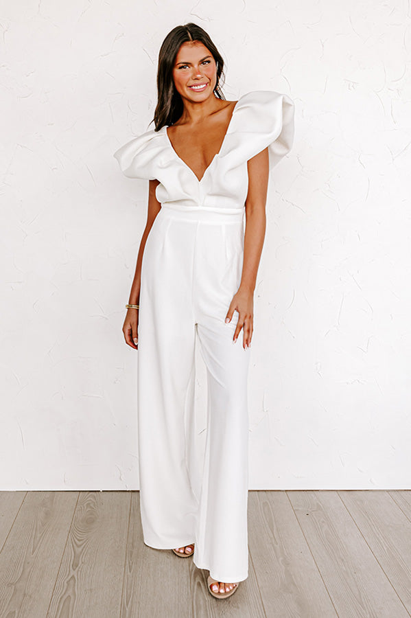Fashion Diary Jumpsuit In Ivory Image - 5