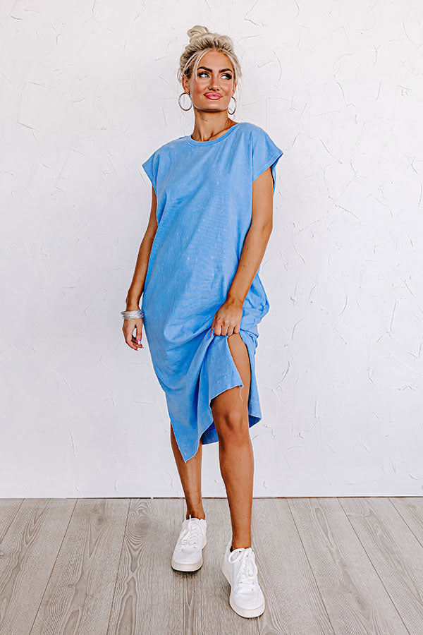 Learn As You Go Midi in Sky Blue Image - 1