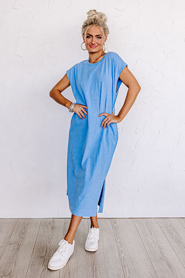 Learn As You Go Midi in Sky Blue Image - 3