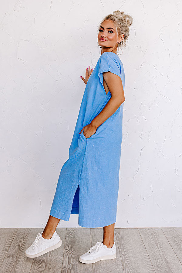 Learn As You Go Midi in Sky Blue Image - 4