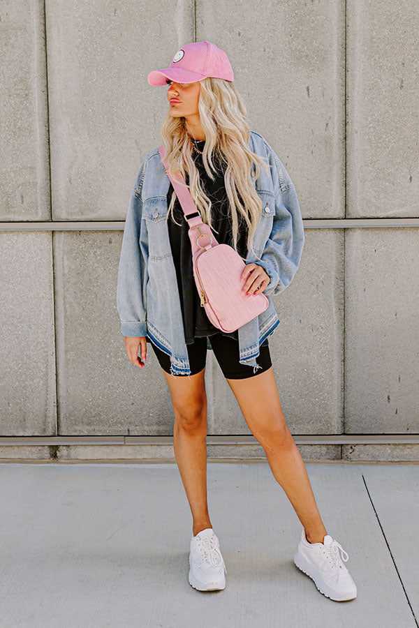 Vibrant Smiles Shift Tee in Black Image - 5