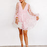 Butterfly Kisses Mini Dress in Pink Image - 1