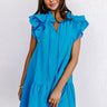 Looking For Peace Shift Dress In Ocean Blue Image - 1