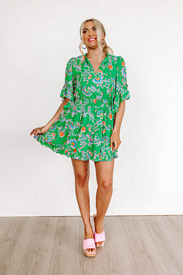 Try Your Luck Dress in Kelly Green Image - 2