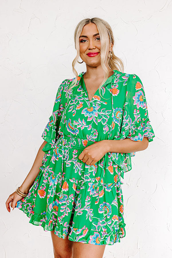 Try Your Luck Dress in Kelly Green Image - 5