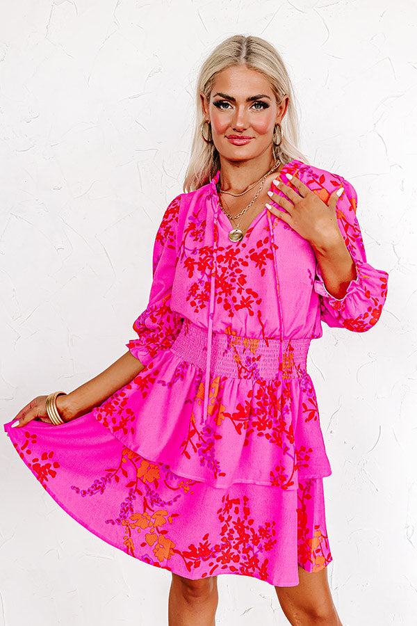 Stay Sweet Dress in Hot Pink Image - 2