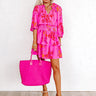 Stay Sweet Dress in Hot Pink Image - 1