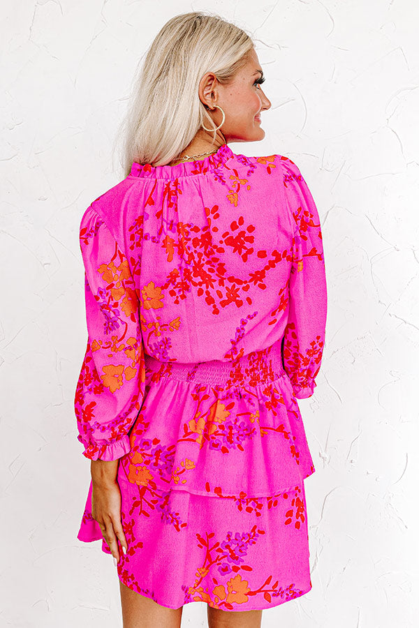 Stay Sweet Dress in Hot Pink Image - 4