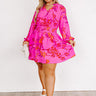 Stay Sweet Dress in Hot Pink Curves Image - 1