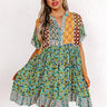 Botanical Bliss Babydoll Dress Image - 1