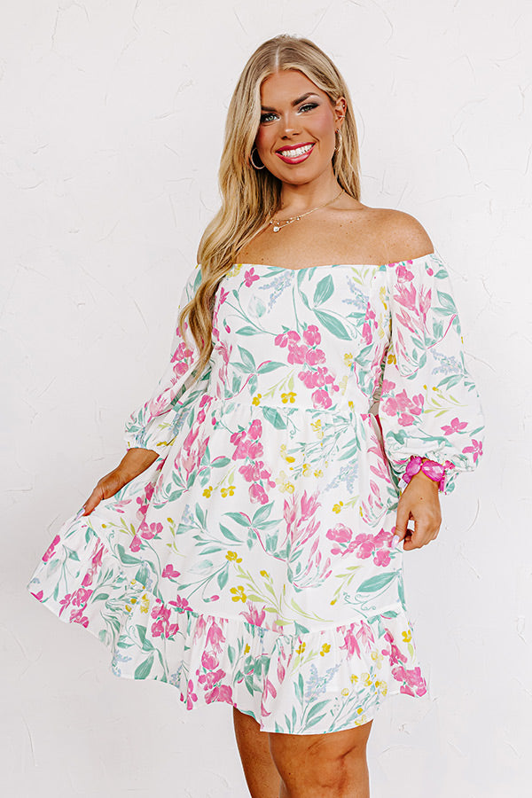 Door To Destiny Floral Dress Curves • Impressions Online Boutique