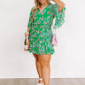 Try Your Luck Dress in Kelly Green Curves Image - 1
