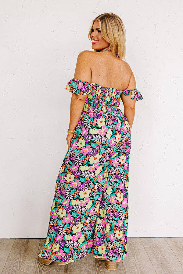 Sweet Pea Promises Smocked Jumpsuit Curves Image - 4