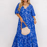 Sailboat Soiree Maxi in Royal Blue Curves Image - 1