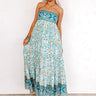 Everlasting Dreams Floral Maxi In Aqua Image - 1
