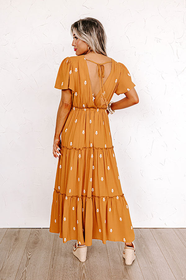 Charm And Candor Embroidered Midi Image - 2