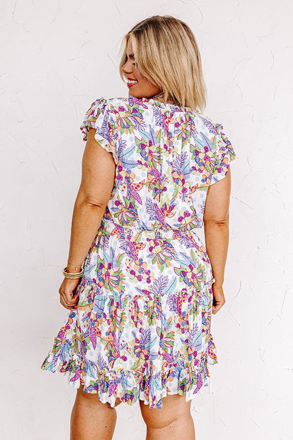 Parisian Promenade Dress in White Curves Image - 4