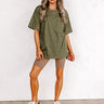 Chic And Sincere Shift Tee In Olive Image - 1