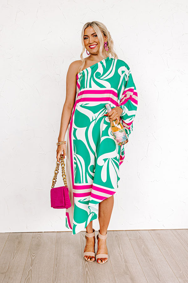 Passionate About Sunshine One-Shoulder Dress Image - 1