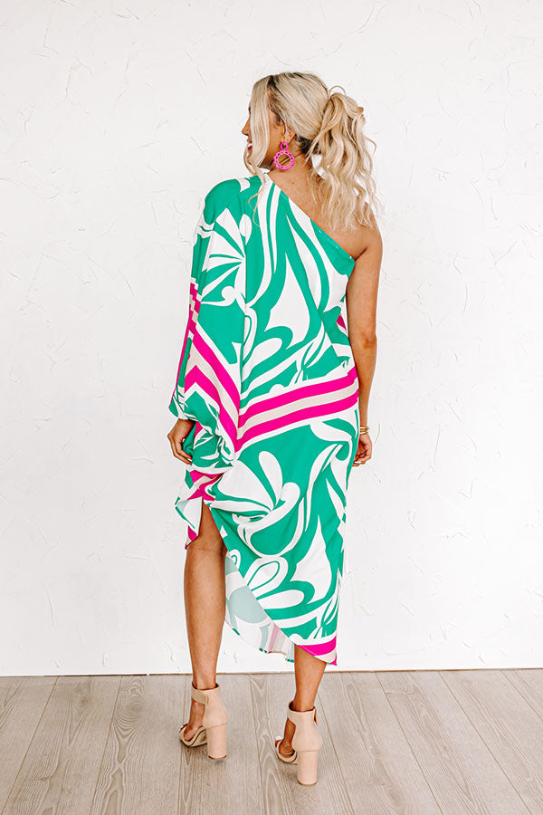 Passionate About Sunshine One-Shoulder Dress Image - 4