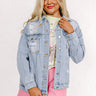 The Adalyn Distressed Denim Jacket Image - 1