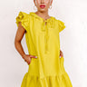Cutest In The Room Shift Dress In Lime Punch Image - 1