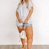 Happy Sanctuary Stripe Button Up Curves Image - 1