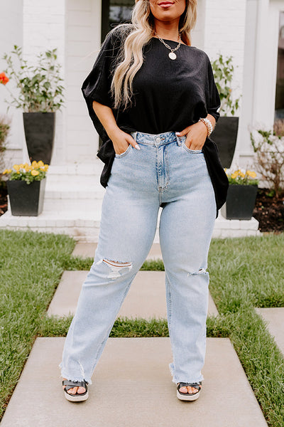 The Cailyn High Waist Straight Leg Jean Curves • Impressions Online Boutique
