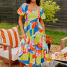 Never Adrift Color Block Midi Dress Image - 1